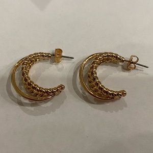 Gold Fashion Earrings